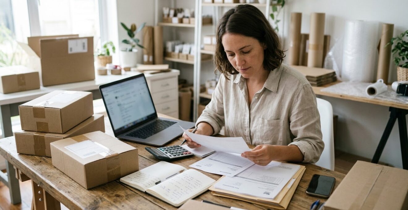Micro-entreprise vente en ligne